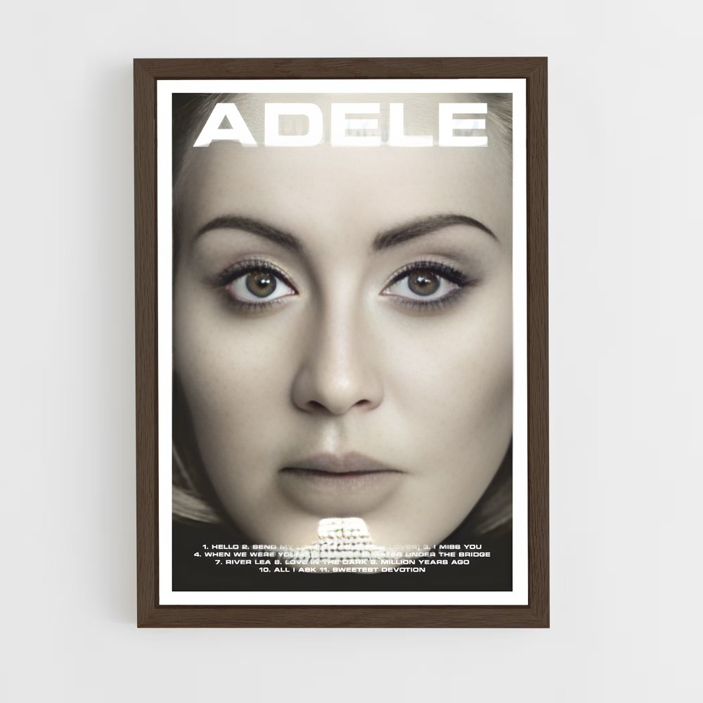 adele-12 cadre Bois foncé