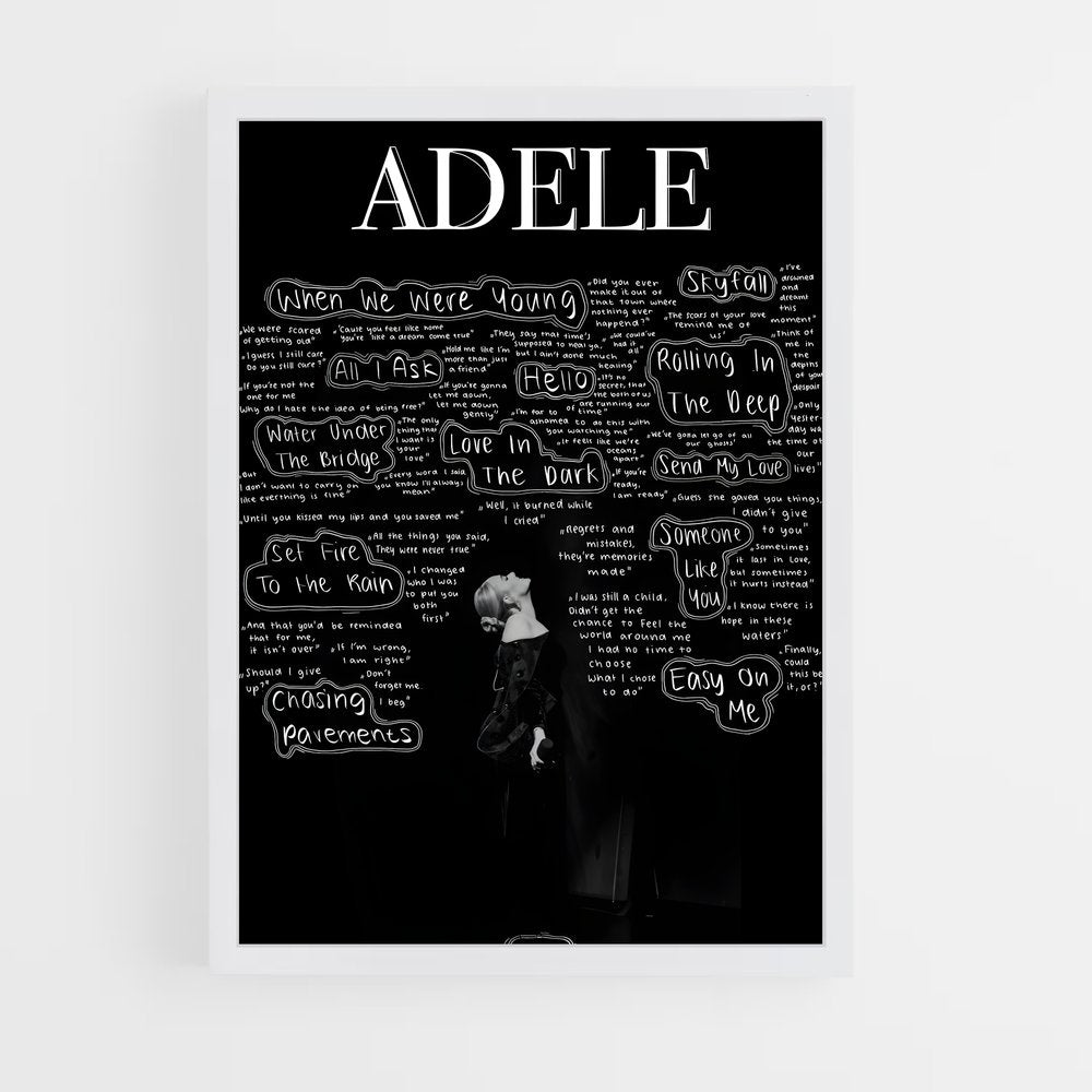 adele-3 cadre Blanc