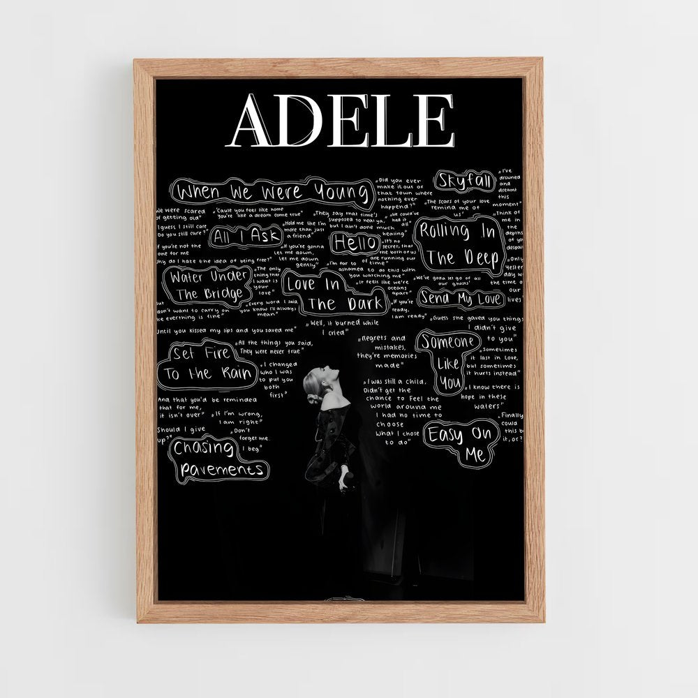 adele-3 cadre Bois clair