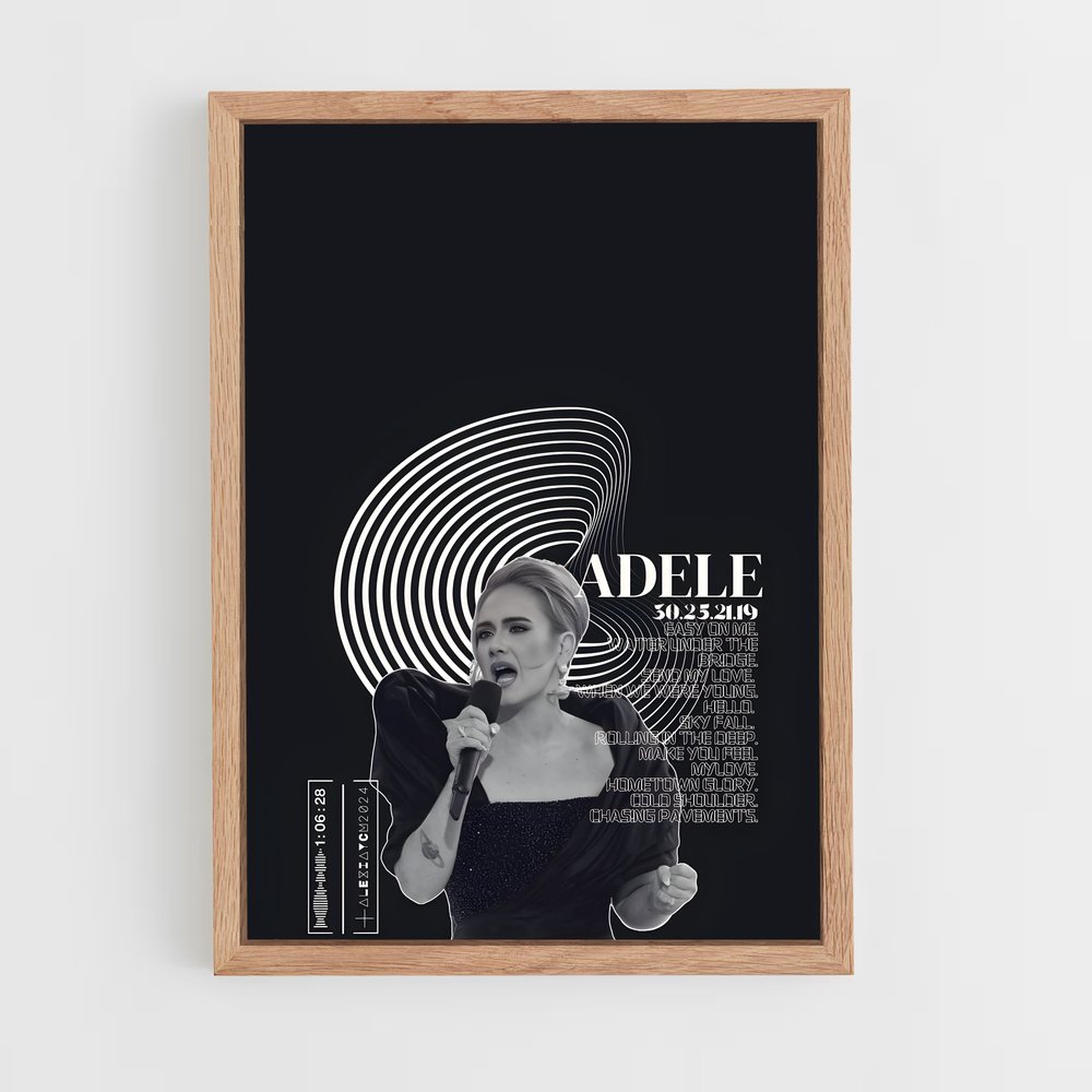 adele-6 cadre Bois clair