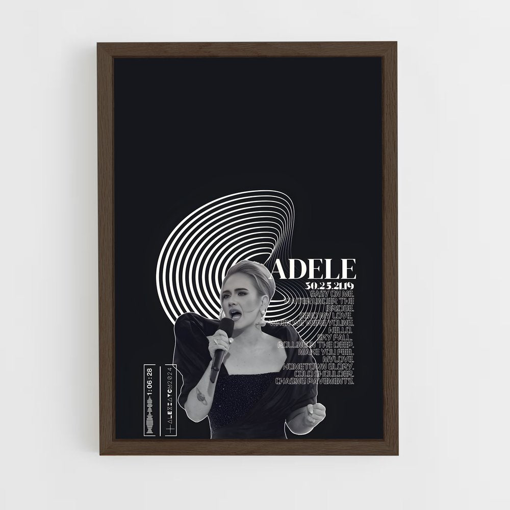 adele-6 cadre Bois foncé