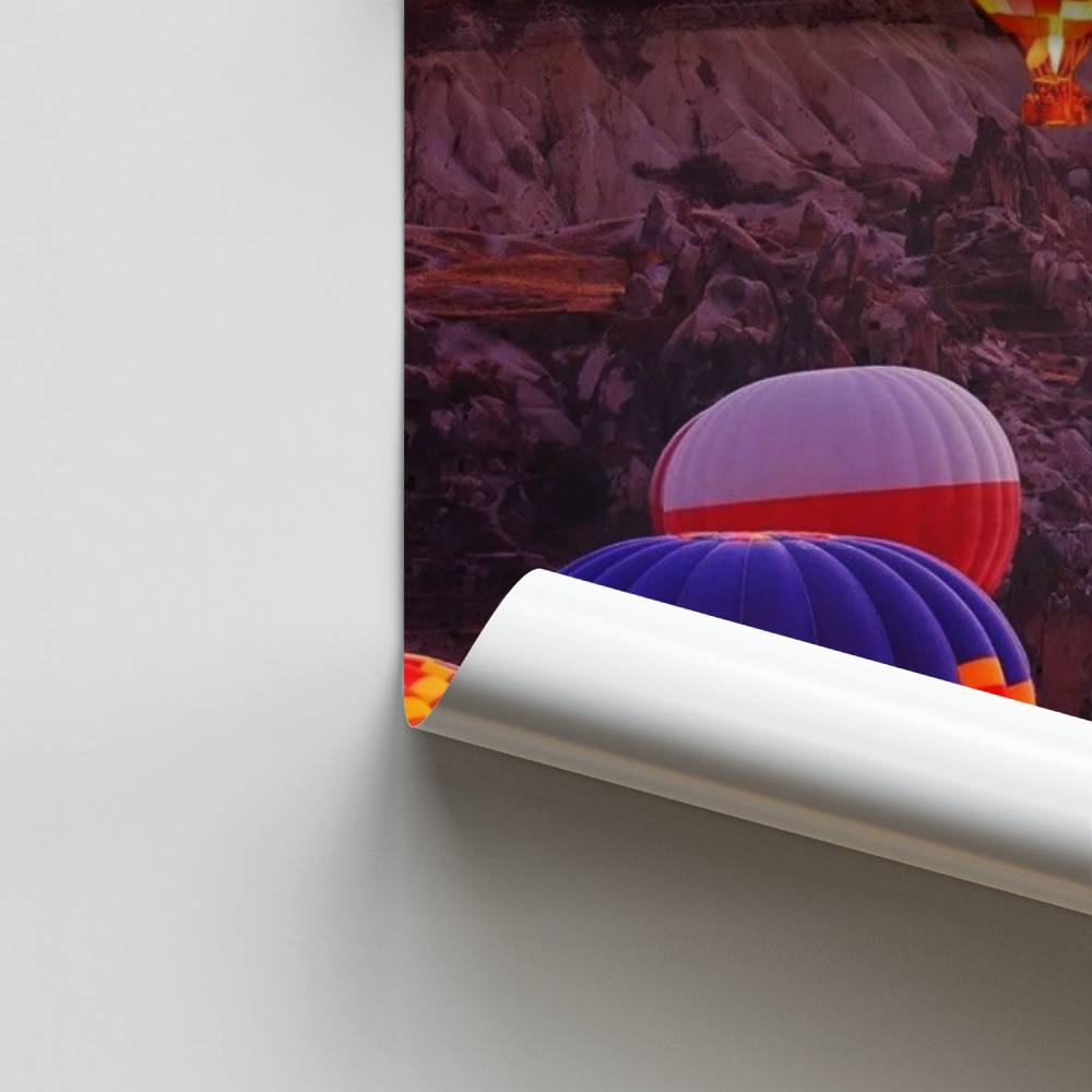 Grand Canyon-Heißluftballon-Poster