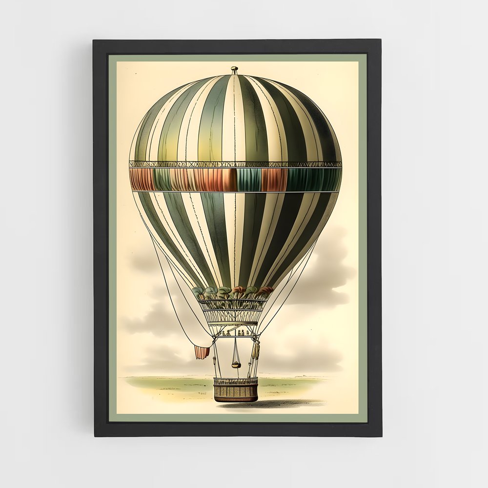 air-balloon-7 cadre Noir