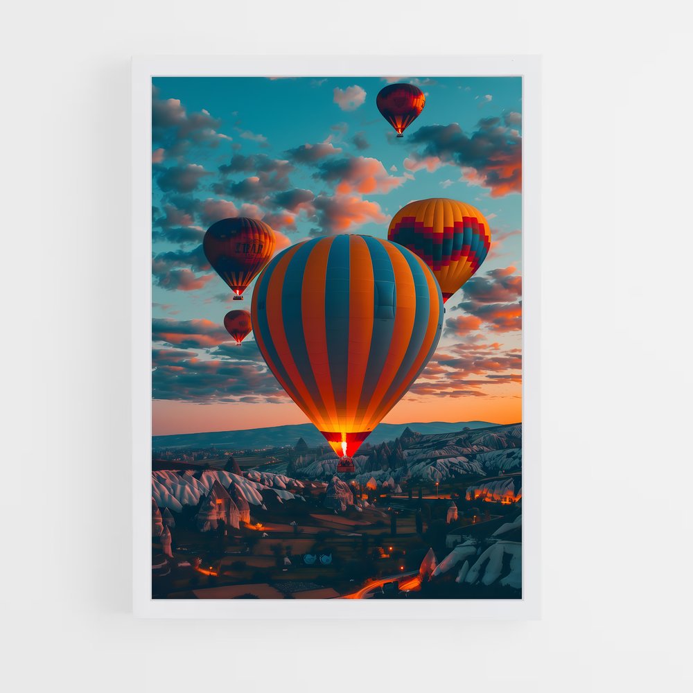air-balloon-9 cadre Blanc