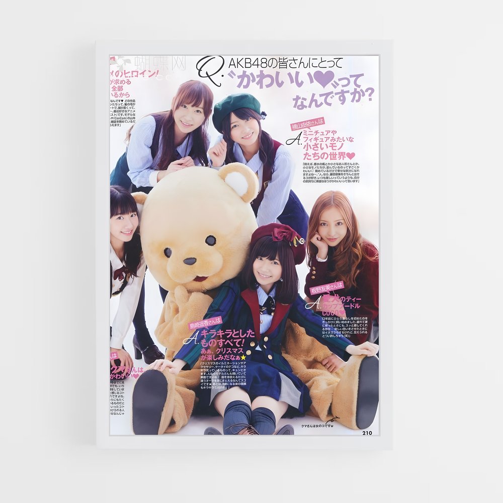 akb48-5 cadre Blanc