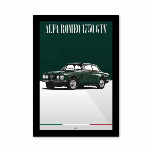 Poster Alfa Romeo Vert