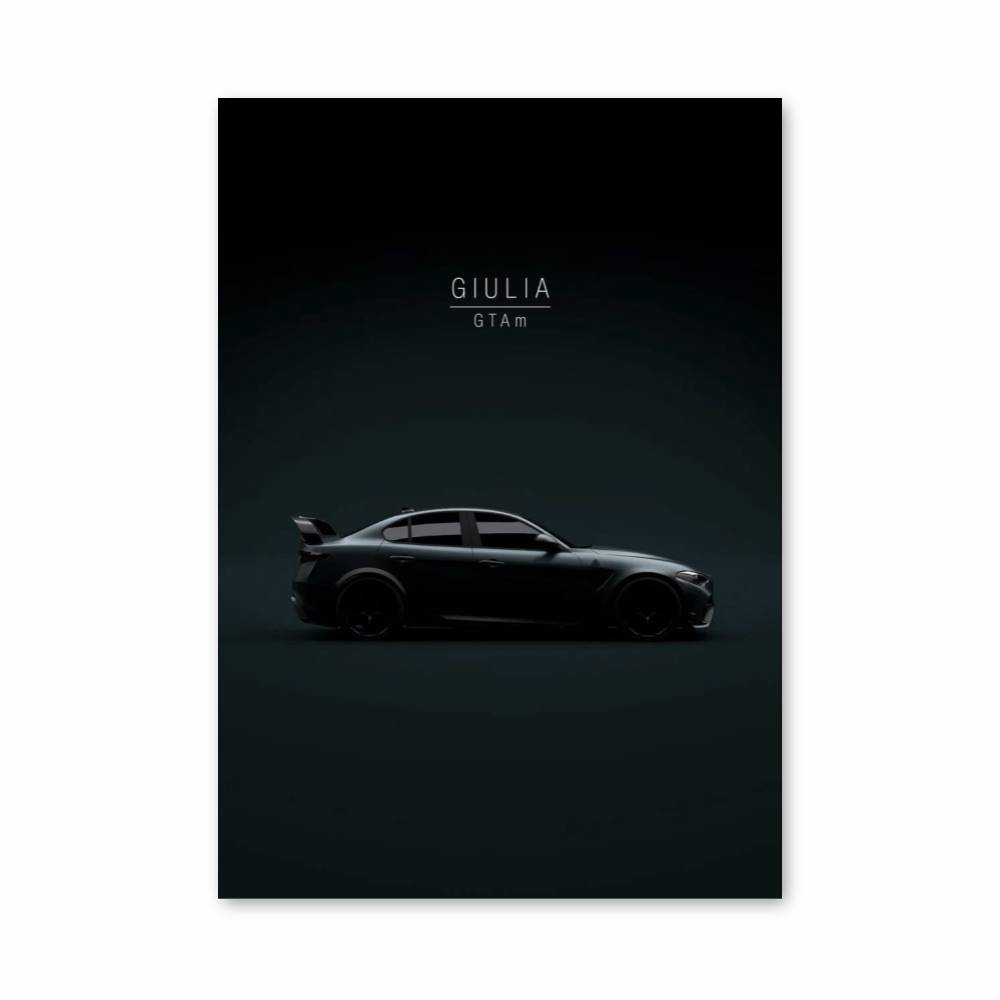 Poster Alfa Romeo Giulia