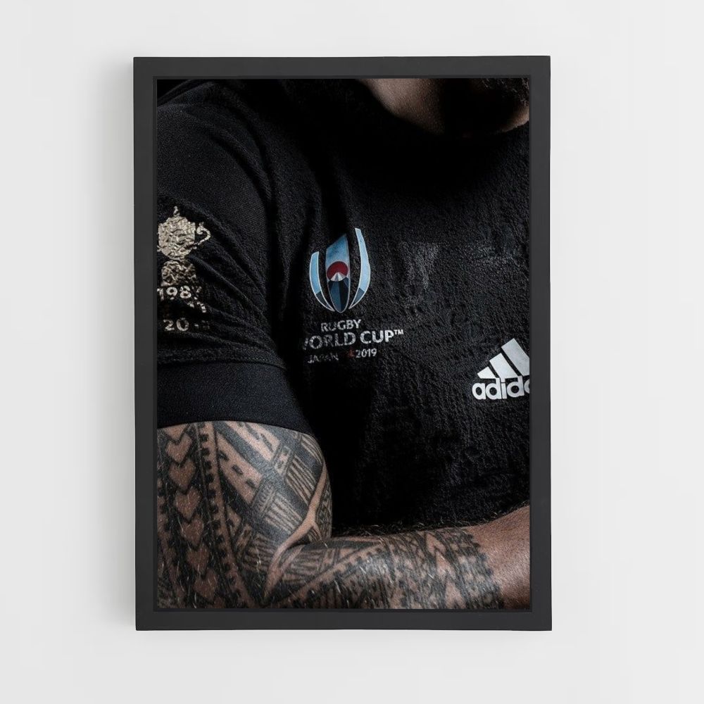 Poster All Blacks Trikot