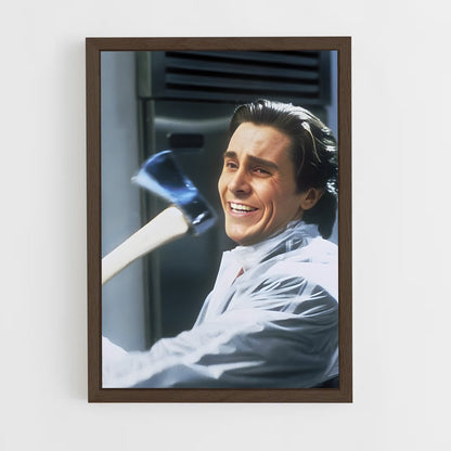 american-psycho-4 cadre Bois foncé
