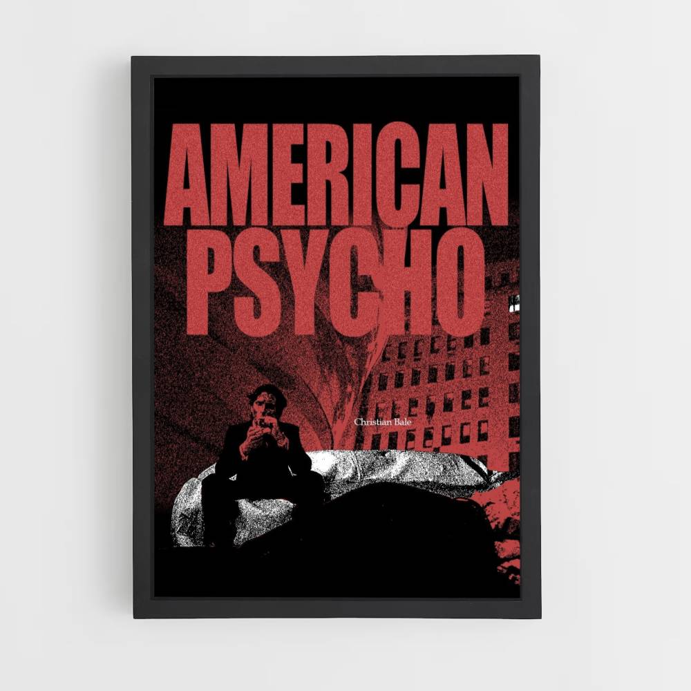 Poster American Psycho Red