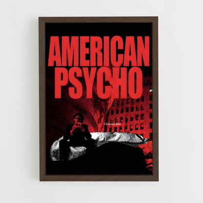 american-psycho-6 cadre Bois foncé