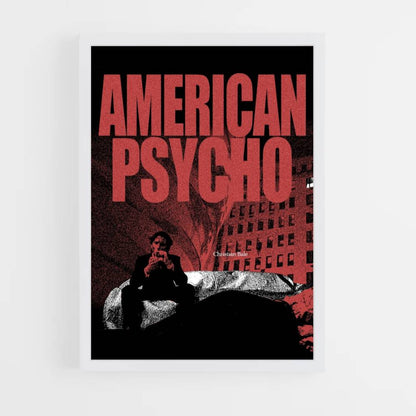 Poster American Psycho Red