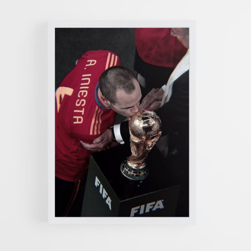 Andrés Iniesta FIFA-Poster