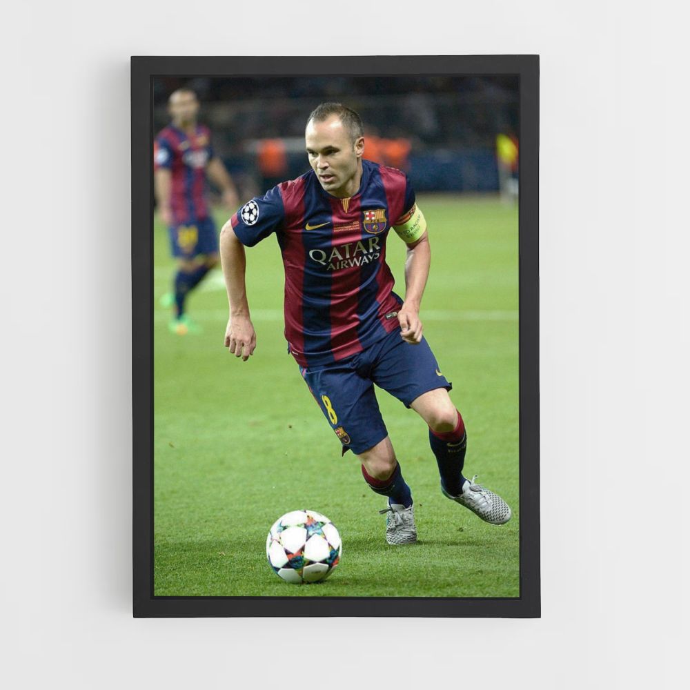 Poster Andrés Iniesta Ball