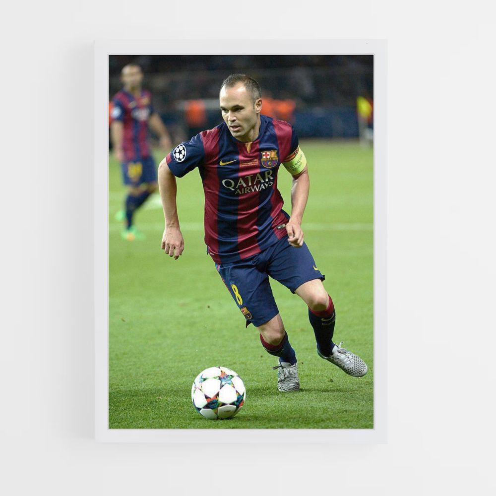 Poster Andrés Iniesta Ball