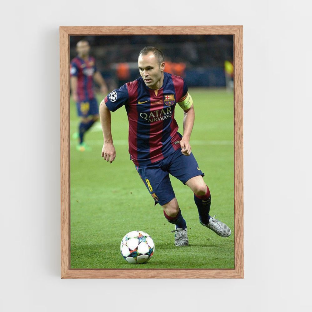 Poster Andrés Iniesta Ball