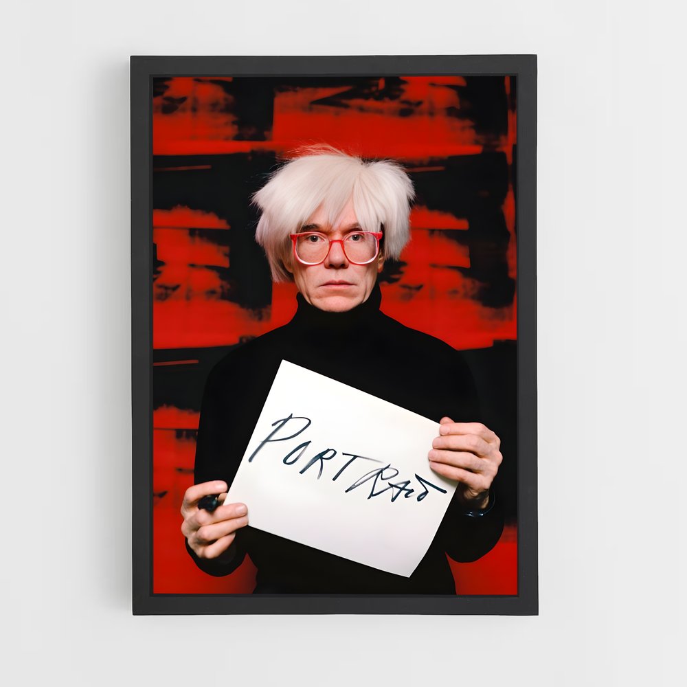 andy-warhol-5 cadre Noir