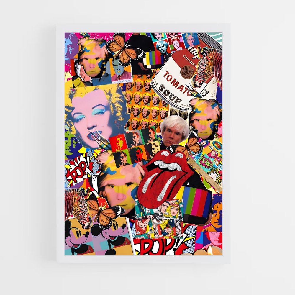 andy-warhol-6 cadre Blanc