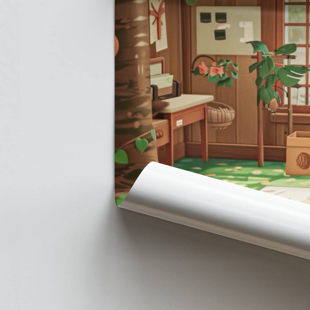 Animal Crossing House-Poster