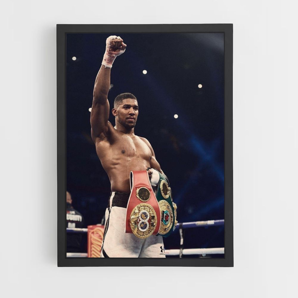 Poster Anthony Joshua Sieg