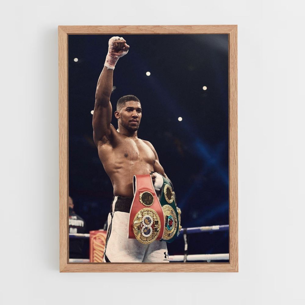 Poster Anthony Joshua Sieg