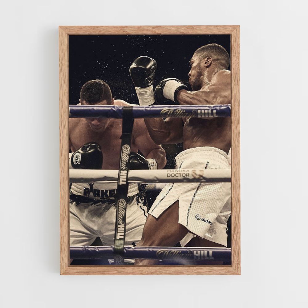 Poster Kampf Anthony Joshua