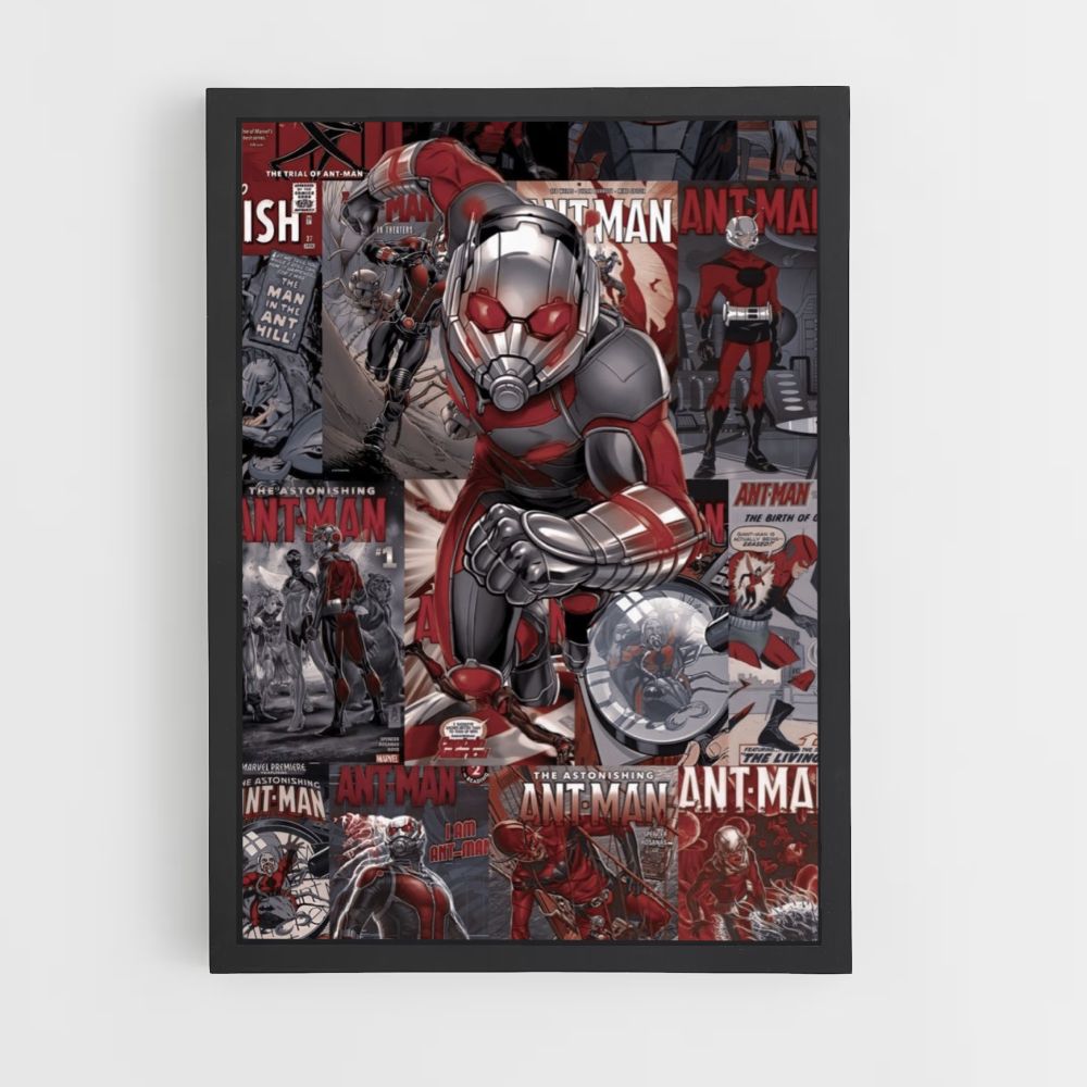 Rotes Antman-Poster