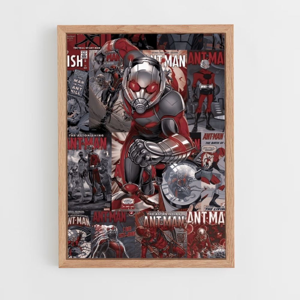 Rotes Antman-Poster