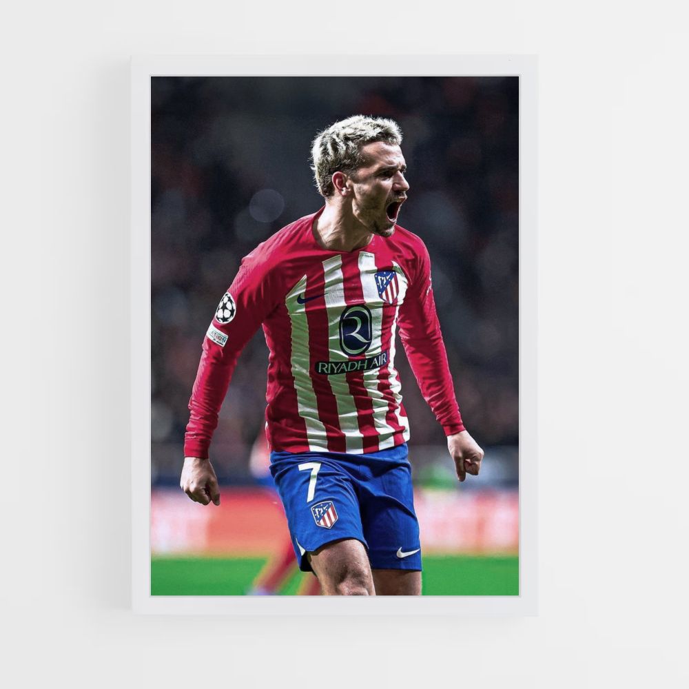 Plakat Antoine Griezmann Wut