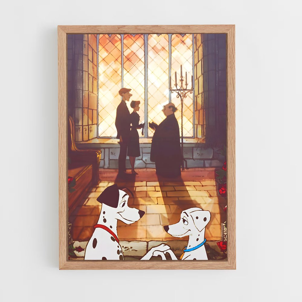 ap-101 dalmatians-8 cadre Bois clair