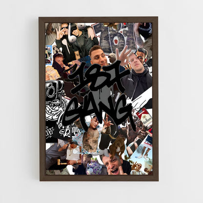 ap-187 strassenbande-5 cadre Bois foncé