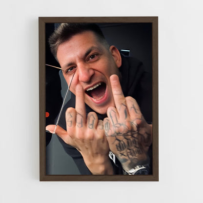 ap-187 strassenbande-6 cadre Bois foncé