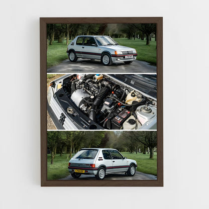 ap-205 gti-4 cadre Bois foncé