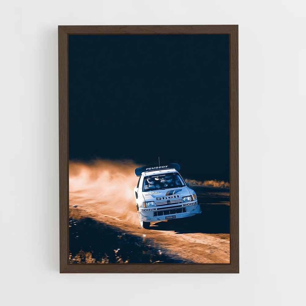 ap-205 rallye-1 cadre Bois foncé