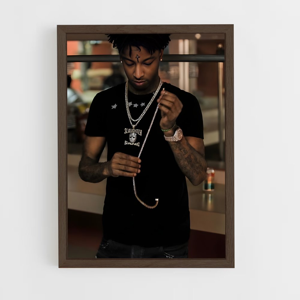 ap-21 savage-6 cadre Bois foncé