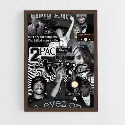 ap-2pac-1 cadre Bois foncé