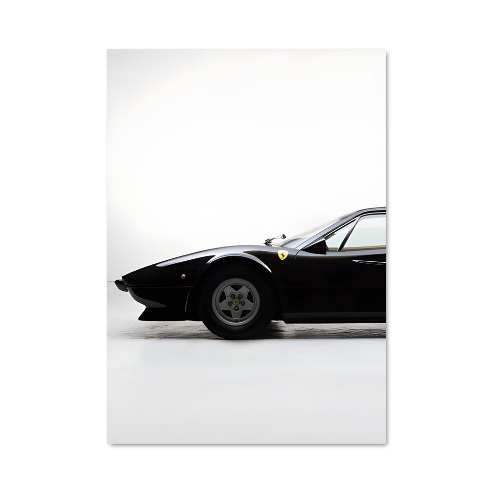 Poster Ferrari Noir 308