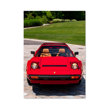 Poster Ferrari Rouge 308