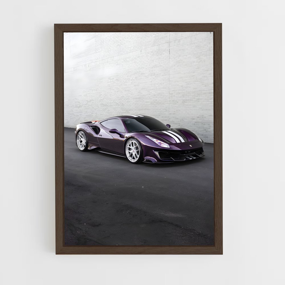 ap-488 pista-8 cadre Bois foncé