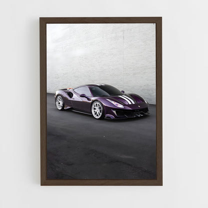 ap-488 pista-8 cadre Bois foncé