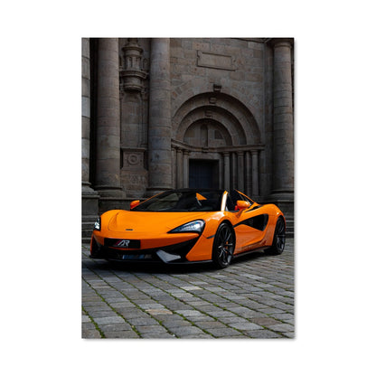 Poster Orange Éclatant