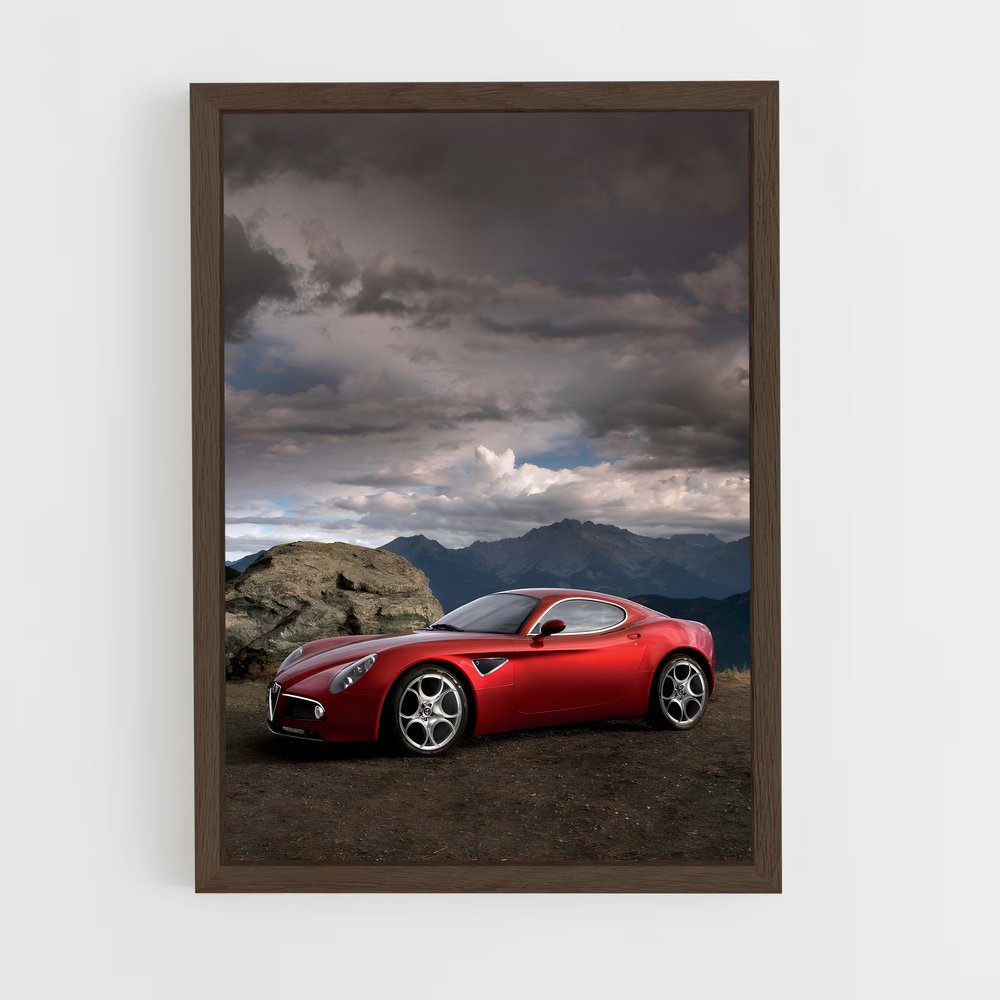 ap-8c competizione-2 cadre Bois foncé