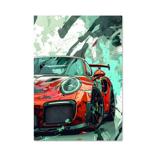 Poster 911 gt3 79257