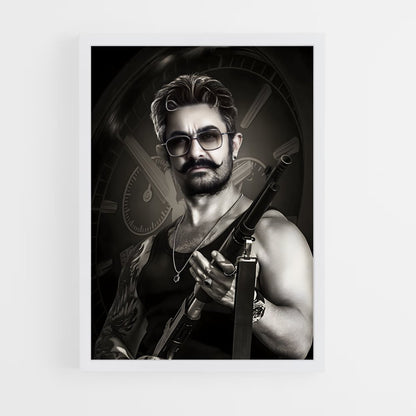 ap-aamir khan-2 cadre Blanc