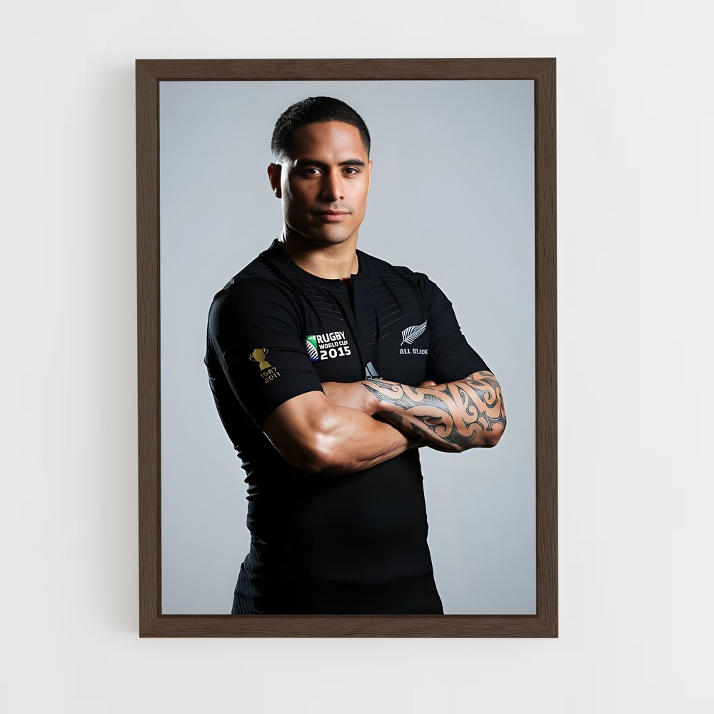 ap-aaron smith-3 cadre Bois foncé