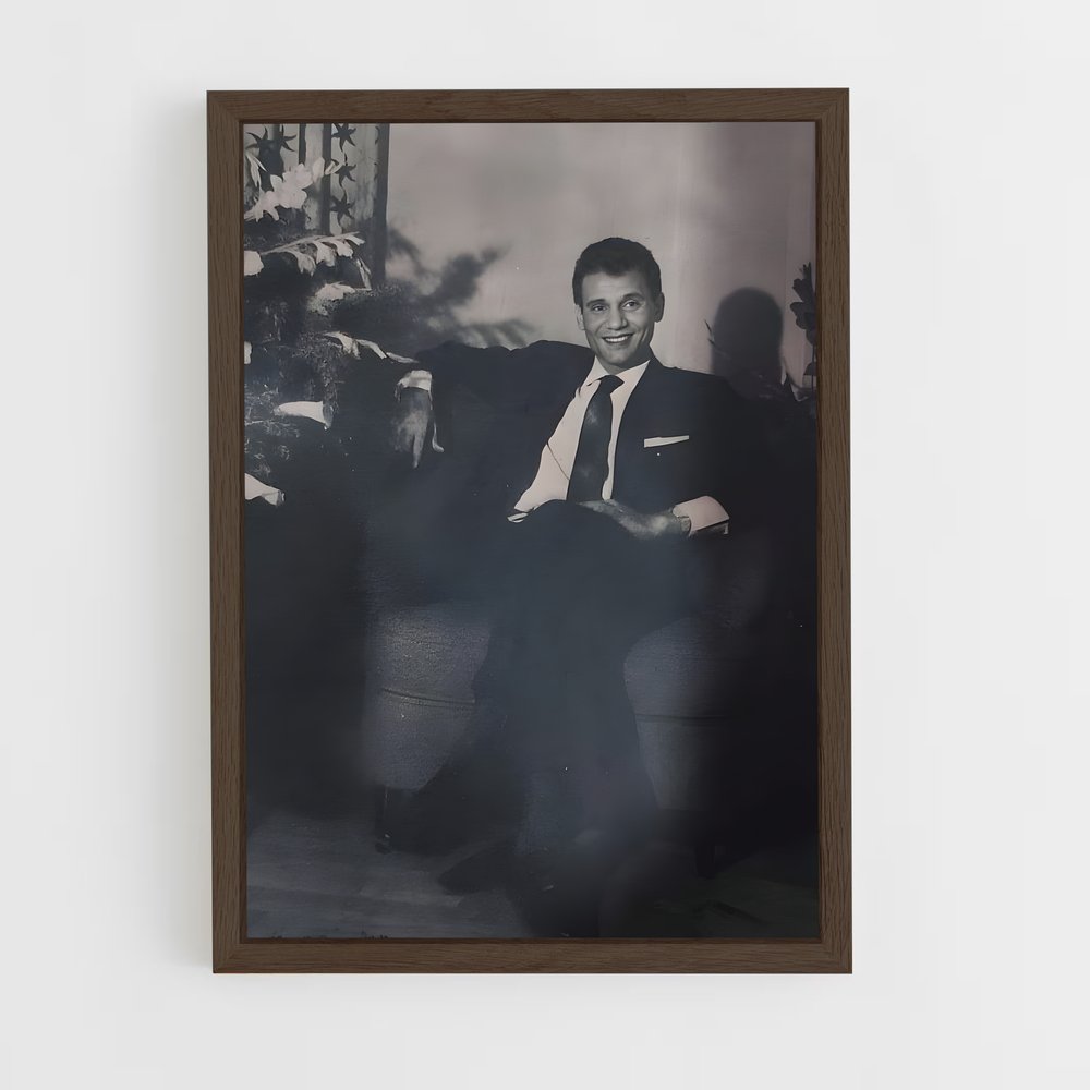 ap-abdel halim hafez-4 cadre Bois foncé