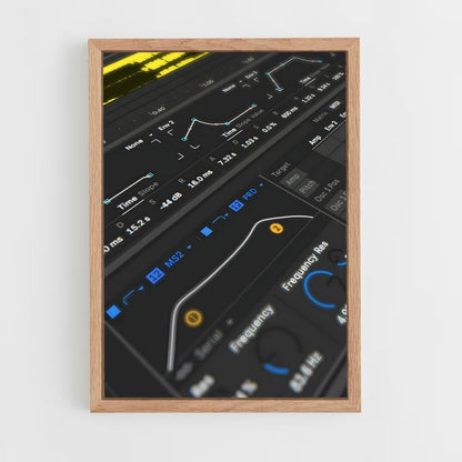ap-ableton live-1 cadre Bois clair