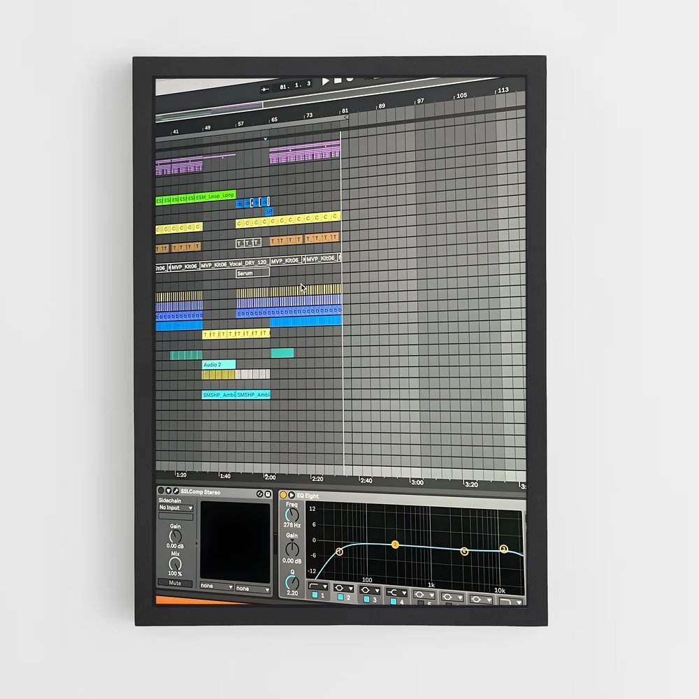 ap-ableton live-4 cadre Noir