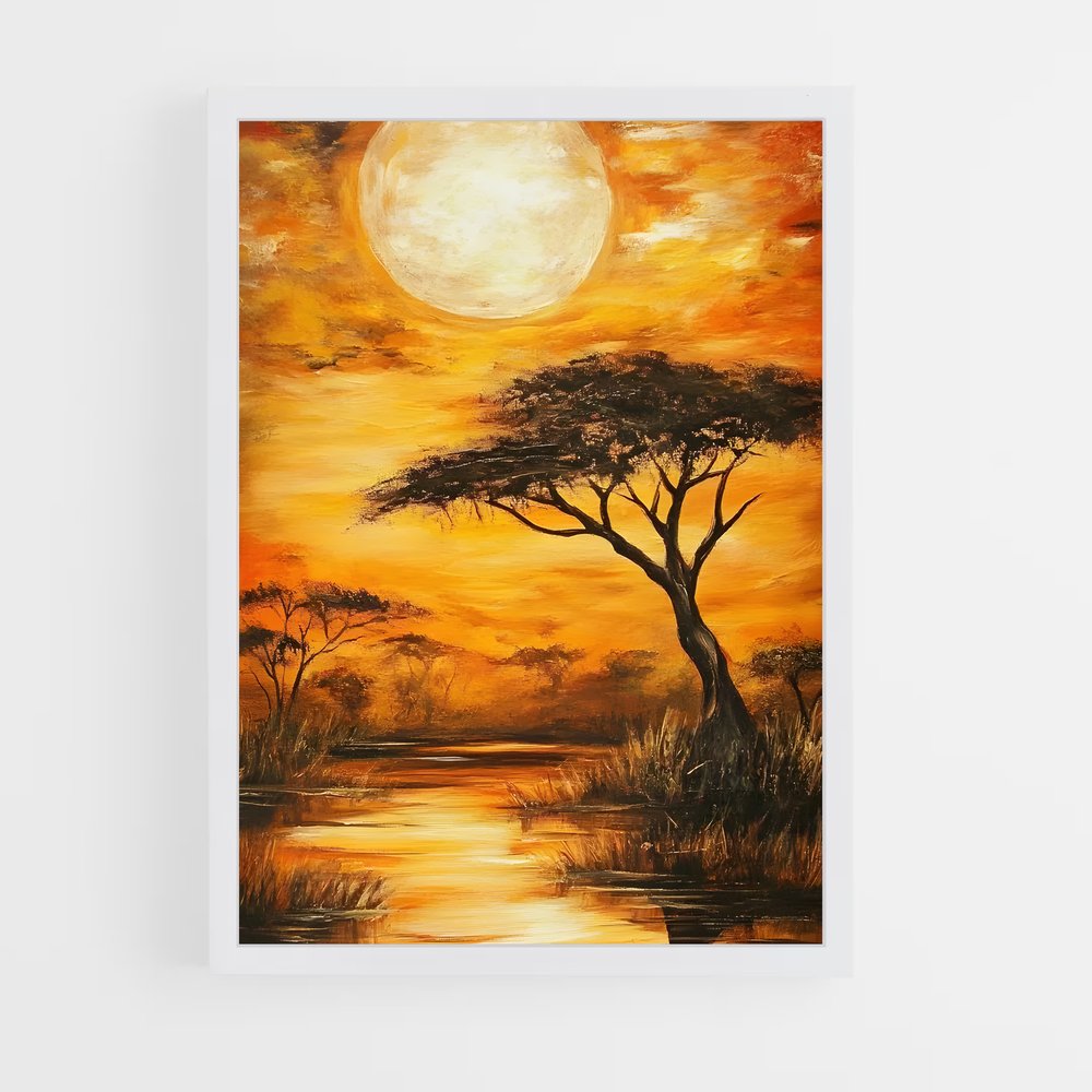 ap-acacia trees-2 cadre Blanc
