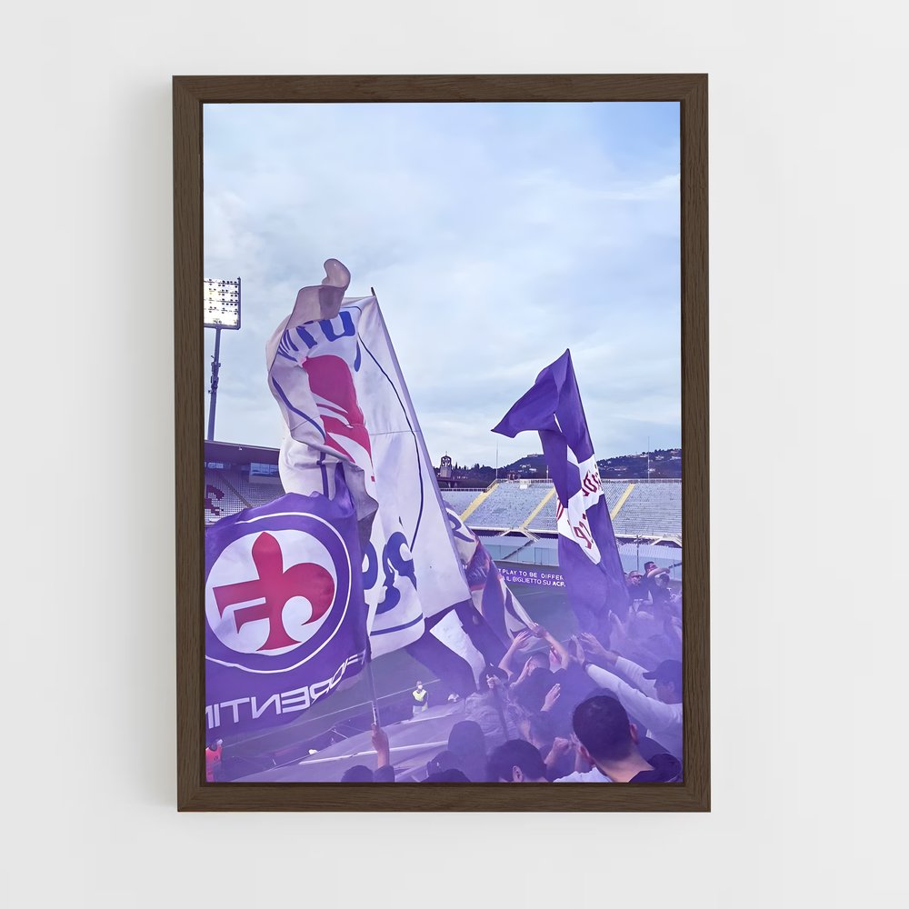 ap-acf fiorentina-3 cadre Bois foncé